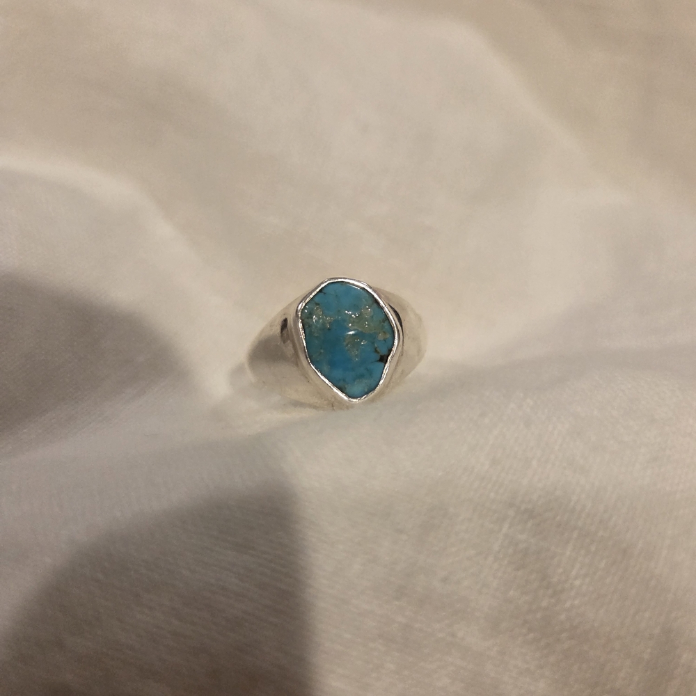 Silver Ring with Turquoise Stone